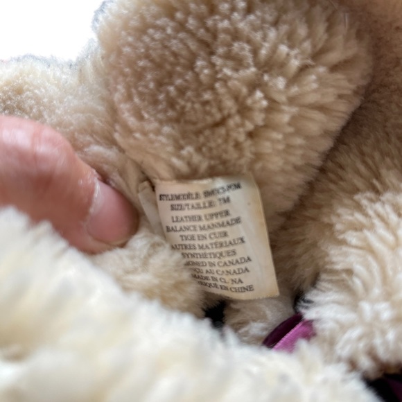 Softmoc winter boots with velvet ribbon bows, leather upper size 7 - Picture 9 of 11